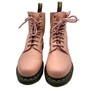 New Dr. Martens 1460 Pascal Boots Dusty Pink Leather Size 9 New MSRP $299